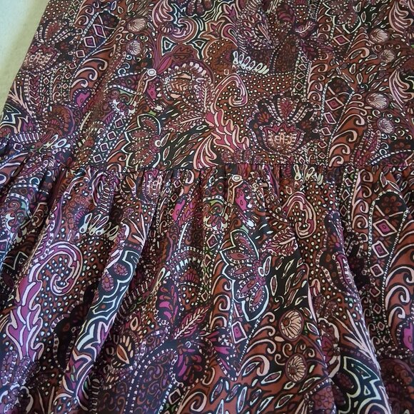 Maeve Purple Paisley Maxi Dress - Picture 10 of 12